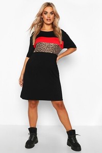boohoo plus size t shirt dress
