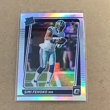 SIMI FEHOKO DALLAS COWBOYS ROOKIE 2021 PANINI DONRUSS OPTIC #242 Silver A-44