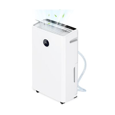 4500 Sq. Ft Dehumidifier for Basement, 50-70 Pints Large Dehumidifiers for Ho...