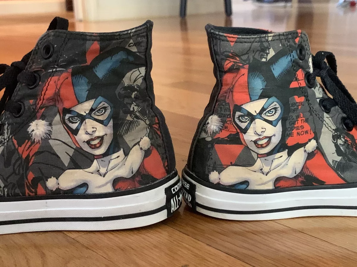 Harley quinn converse ebay cheap