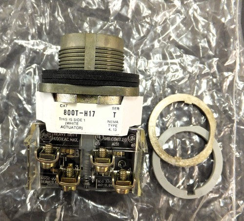 ALLEN BRADLEY 800T-H17A SELECTOR SWITCH 2-POS MAINTAINED, WITH OR WITHOUT HANDLE - Picture 5 of 5
