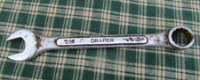 OLD VINTAGE DRAPER JAPAN ALLOY STEEL - Combination Spanner Imperial 7/16