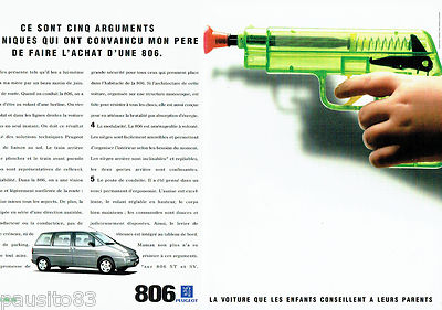 WERBUNG WERBUNG 1016 1994 LA 806 ST PEUGEOT (2 Seiten
