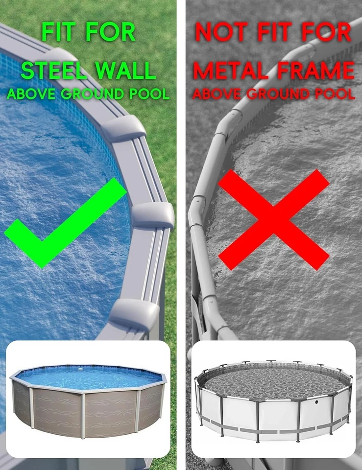 Solar Pool Lights Only for Steel Wall Above Ground Pool, 10-Color 4-Mode LED ... - Image 4 of 4