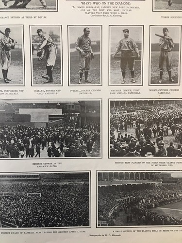 Baseball Chicago v NY NL Championship 1908 Taft Campaign Indiana Wisconsin-NZ - Bild 7 von 18
