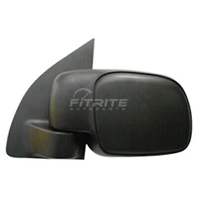New Manual Door Mirror Left Side Ford F-250 Super Duty For 1999-2010 FO1320209