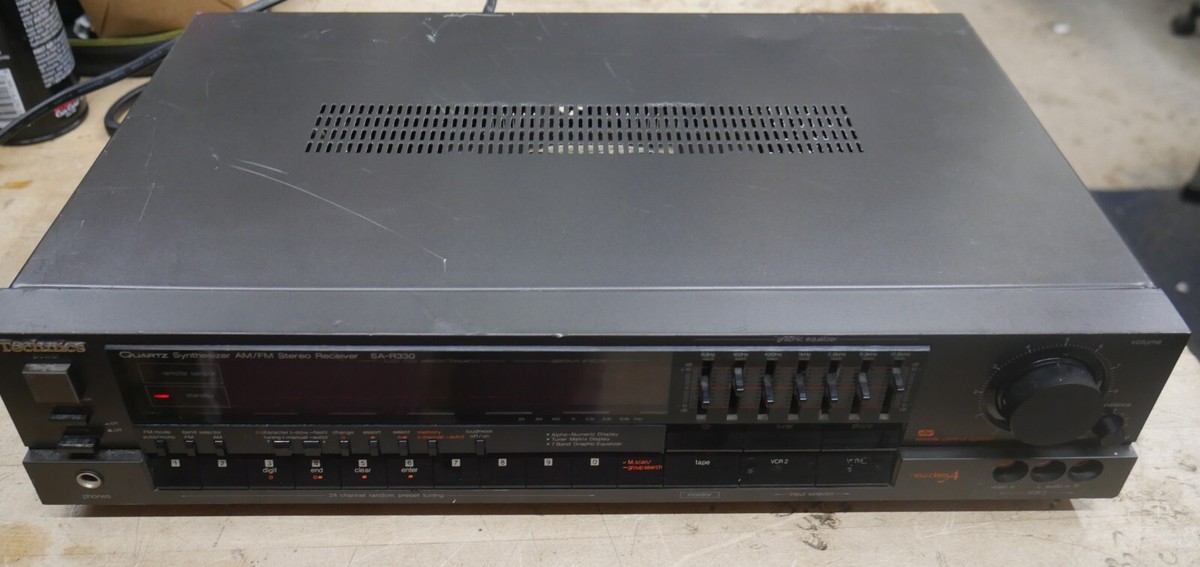 Technics SA-R30 FM/AM ステレオアンプ Technics SA-R30 FM/AM Stereo Cassette Tuner Amplifier Dolby
