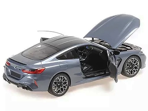 Minichamps 2020 BMW M8 Coupe Blue Metallic 1/18 Diecast Model Car 110029024 - Picture 4 of 4