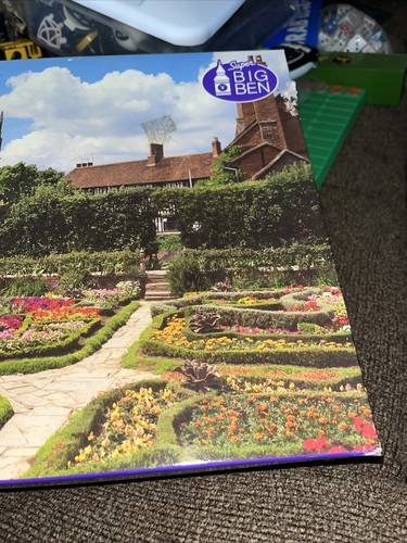Super Big Ben 2000 Piece Shakespeare's Garden Puzzle MB England Sealed - Picture 3 of 9