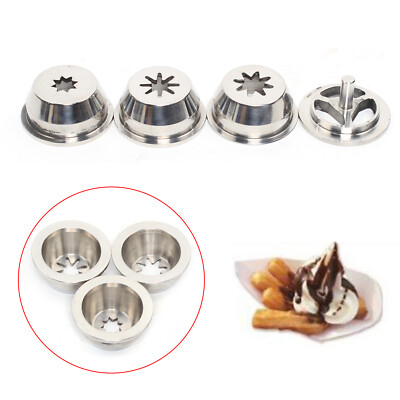 Stainless Hollow Churro Nozzle Adapter Churro Churrera Machine Parts Durable