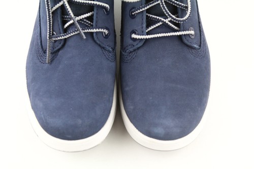Timberland A1QU6 Niño Botas EU31 UK12.5 Cuero Azul Encaje Almendra Punta Tobillo - Imagen 3 de 11