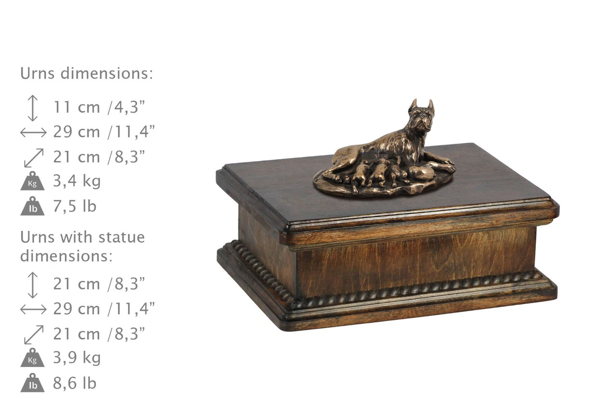 Boxer dog exclusive urn made of cold cast bronze Art Dog UK eBay