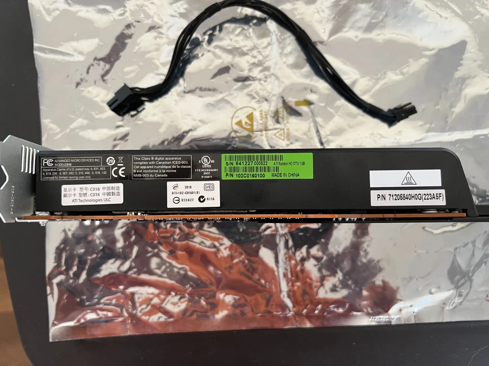 Genuine Apple Mac Pro Radeon HD 5770 1GB Graphics Card MacPro 1.1 to 5.1 - Image 2 of 4