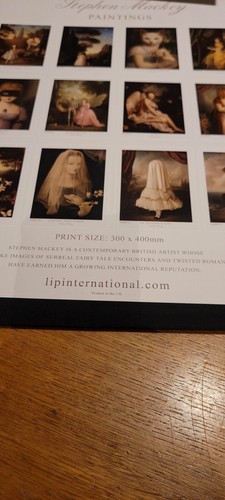 Two Stephen Mackey Art prints 40cm x 30cm Modern gothic style & Advert Print - Picture 19 of 24