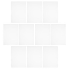 10 Pezzi Fogli di Plastica Rigida per Progetti Artigianali Pannello Espositore