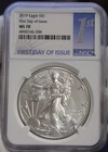 2019 US Silver Eagle $1 NGC MS70 First Day of Issue..