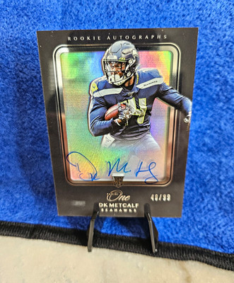 Panini 2019 One Rookie Autographs DK Metcalf #132 Seahawks Auto /99