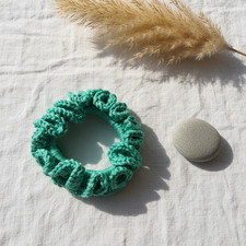 Handmade crochet scrunchie hair tie elastic 253