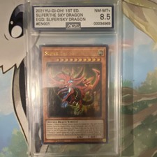 Yu-Gi-Oh TCG Slifer the Sky Dragon 1st Edition EN001 Effect AGS 8.5 2021 1of1