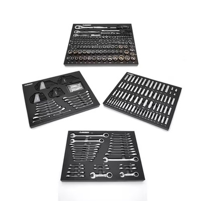 320-Piece Sae/Metric Mechanics Tool Set with Foam Storage Trays