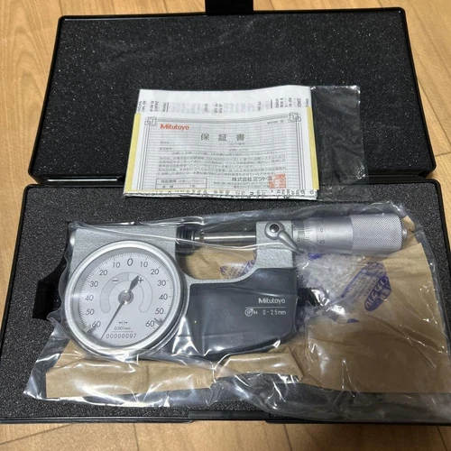 Mitutoyo indicating micrometer measuring equipment 0-25mm 510-121 IDM-25R JP