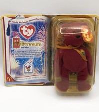 TY Millennium The Bear 1999 McDonalds Beanie Babies NEW Sealed