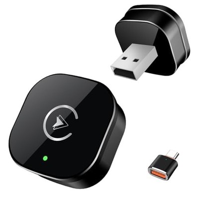 【2026 Upgarded】 Wireless CarPlay Adapter for iPhone, Mini USB Design for Cars...