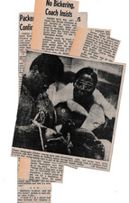 Green Bay Packers 1974 articles Coach Player Scuffle Fred Carr John Brockington