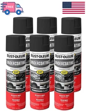 Black Truck Bed Liner Trailer Coating Spray Protection Automot(Pack of 6), Black