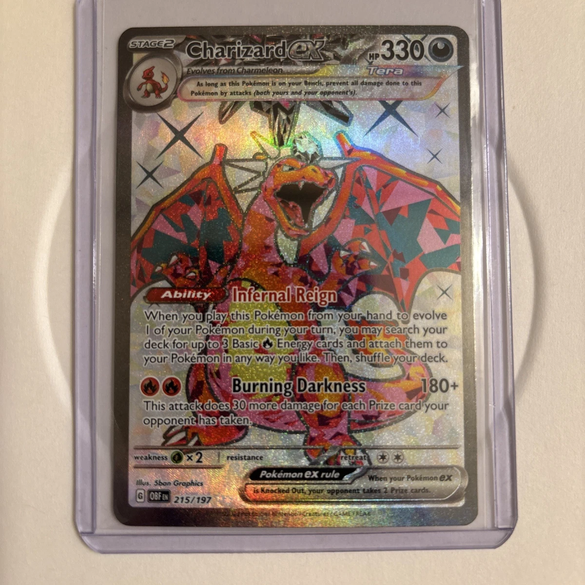 Charizard ex 215/197 SV03: Obsidian Flames for sale | eBay