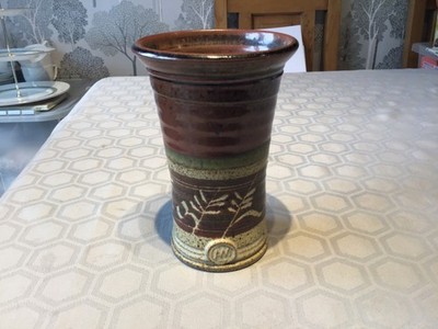 Andrew Watts Lavender Hill / Lannock Pottery Weston Studio Art Pottery Vase