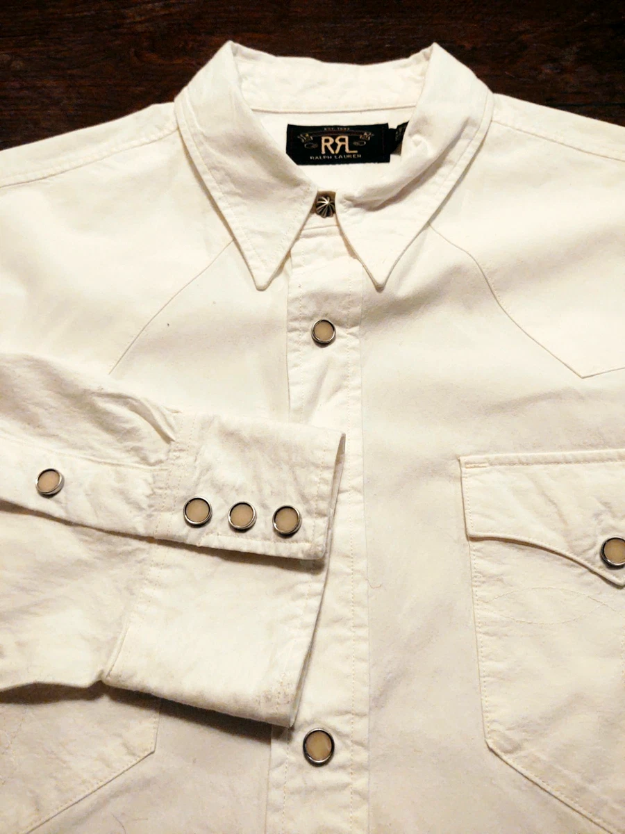 RRL White Shirts for Men for sale | eBay