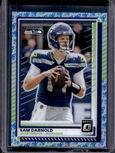 2025 Panini Donruss Optic Sam Darnold Rocket Prizm #186 Seahawks