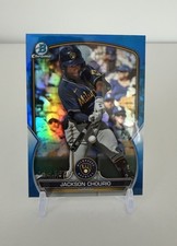 2023 Topps Bowman Jackson Chourio Blue Refractor /150 #BCP-76 Brewers