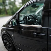 Edelstahl Fensterleisten Passend FüR Mercedes Vito, Viano W639|2003-2014|2Tlg