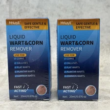 2 Pack! Wart & Corn Remover Liquid - Calluses, Warts- Fast Acting - Exp 03/2027