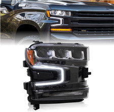 Headlight for 2019-2021 Chevy Silverado 1500 Passenger Side Fit Factory LED Mo