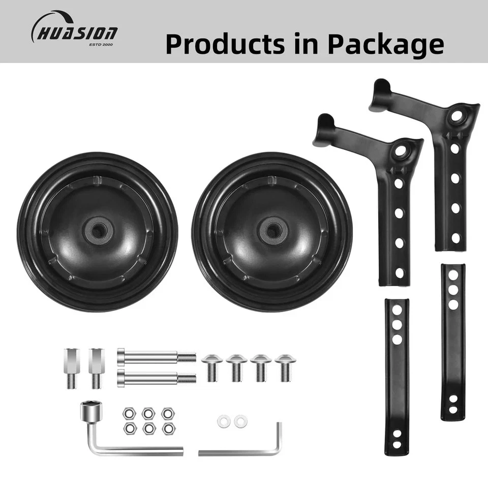 Ruedas de entrenamiento de bicicleta para niños de varias velocidades. Se adapta a bicicletas de 16", 18", 20", 22", 24", Ad... Foto 4 de 4