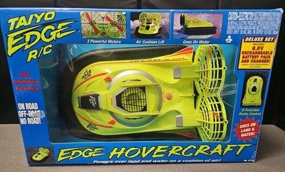 Taiyo Edge HOVERCRAFT RC Remote 27MHz 9.6v Vintage 2001 Complete