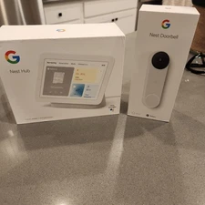 Google Nest Hub Media  Center/home Control With Door Cam Video