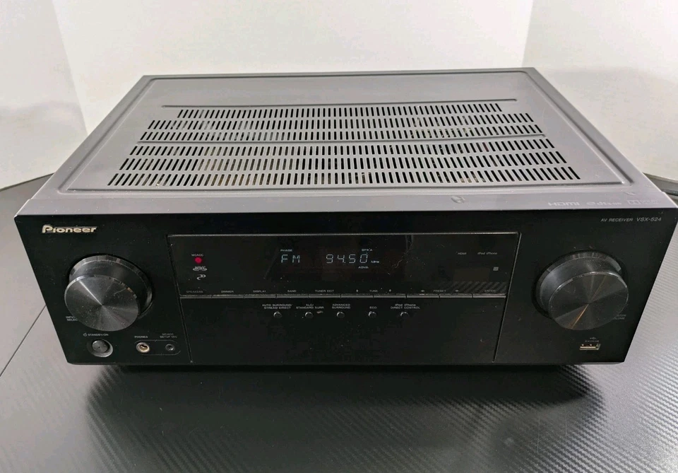 Pioneer VSX-524-K 5.1 Channel 415 Watt Surround Sound AV HDMI Receiver No Remote - Image 2 of 4