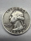 1943-S WASHINGTON QUARTER GOOD DATE Actual Coin NICE Details Very Fine Addition