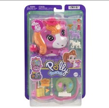 New Mattel Polly Pocket "Pony Rodeo" Compact Toy Playset Polly Pocket Compact