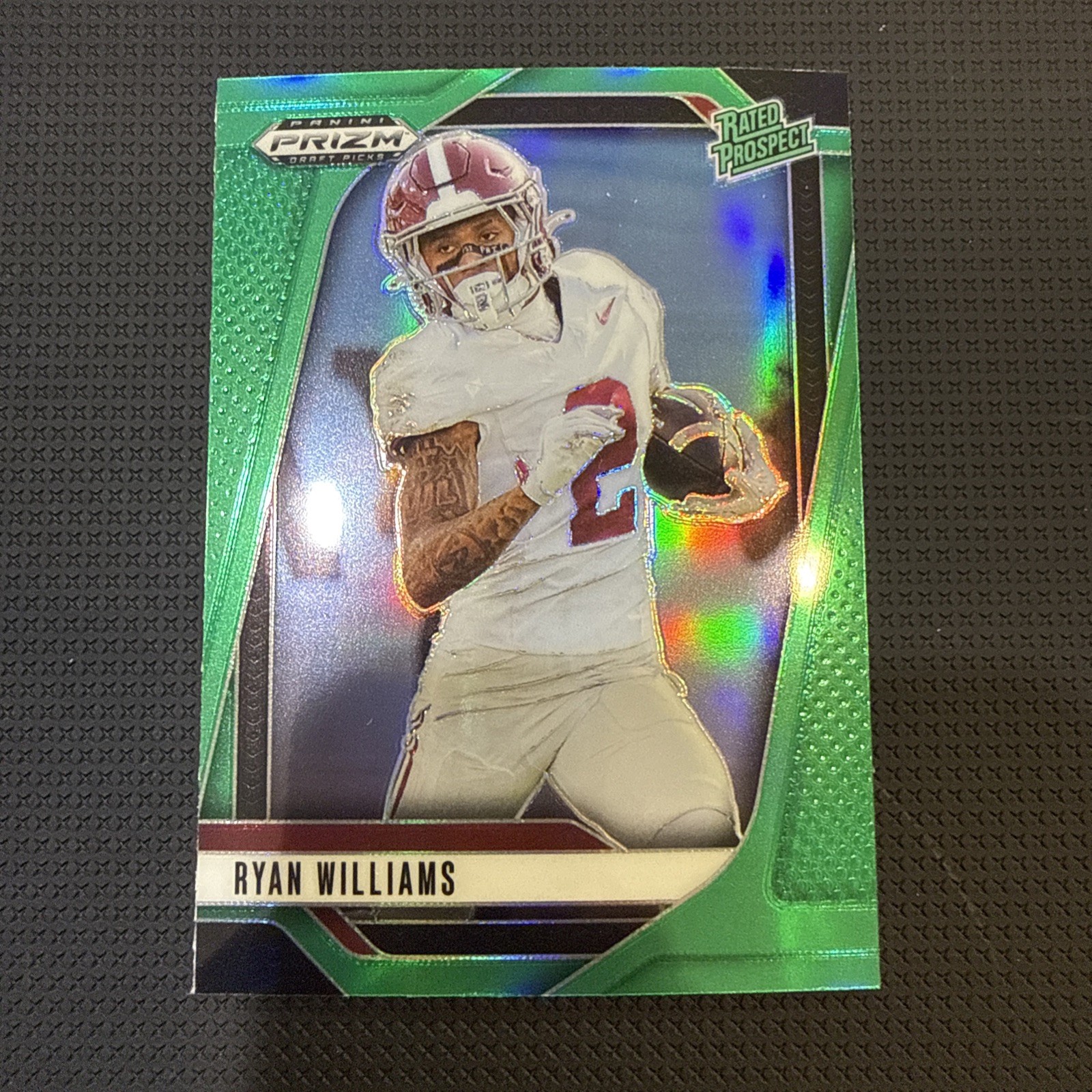 2025 Panini Prizm Draft Picks Ryan Williams Rated Prospect Green Prizm Alabama