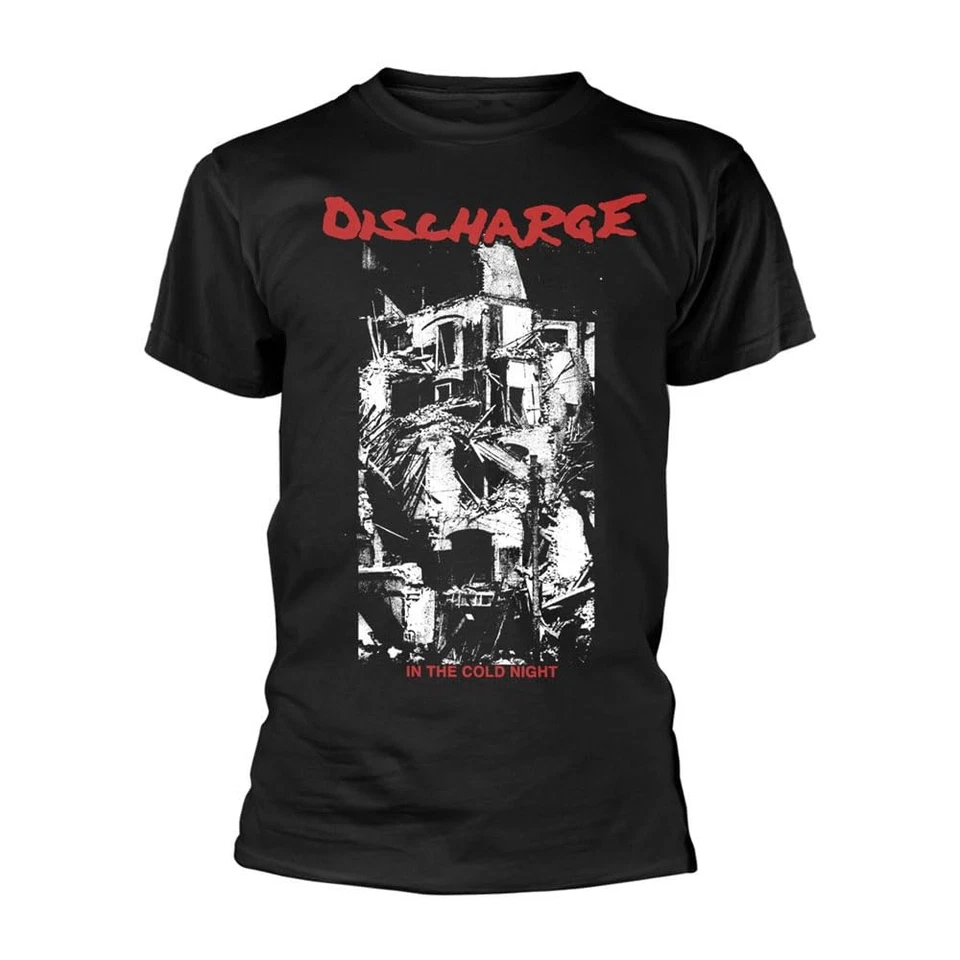 Discharge Men's in The Cold Night T-Shirt Black L Black - Bild 1 von 1