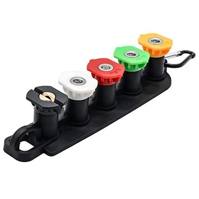 #ad Pressure Washer Tips Set of 5 Pressure Washer Nozzle 5 Nozzle Tips with Holder $19.23