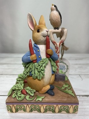 Jim Shore Peter Rabbit - ''then he ate some radishes'' - T6008743 Limited Ed NEW