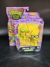 TMNT Mutant Mayhem Turtle Tots Leo and Donnie Teenage Ninja Action Figures NIP