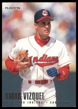1996 Fleer Omar Vizquel #103 Cleveland Indians