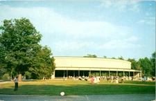 Tanglewood Music Festival Postcard Lenox MA Berkshires BSO 1960s Unused
